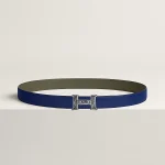 Mini Constance Touareg belt buckle & Reversible leather strap 24 mm - Image 2